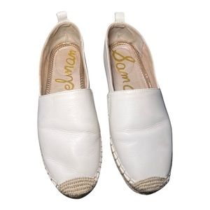 Sam Edelman White Espadrilles